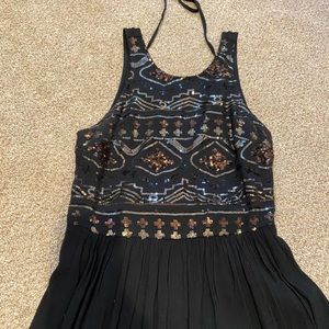 Detailed Little Black Dress